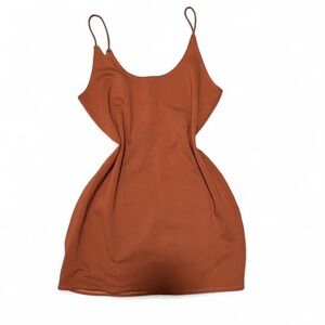AKIRA Burnt Orange Bodycon Dress Size 3XL